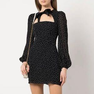 Reformation
Terri polka-dot dress